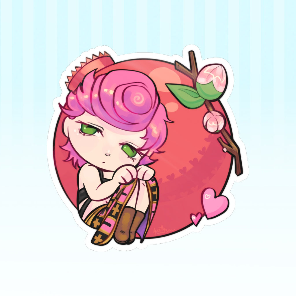 Trish Una Pomegranate JoJo’s Bizzare Adventure  Die Cut Stickers (75mm x 77mm)