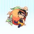 Narancia Ghirga Orange Die Cut Stickers (102mm x 99mm)