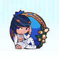 Bruno Bucciarati Blueberry JJBA Die Cut Stickers (102mm x 101mm)