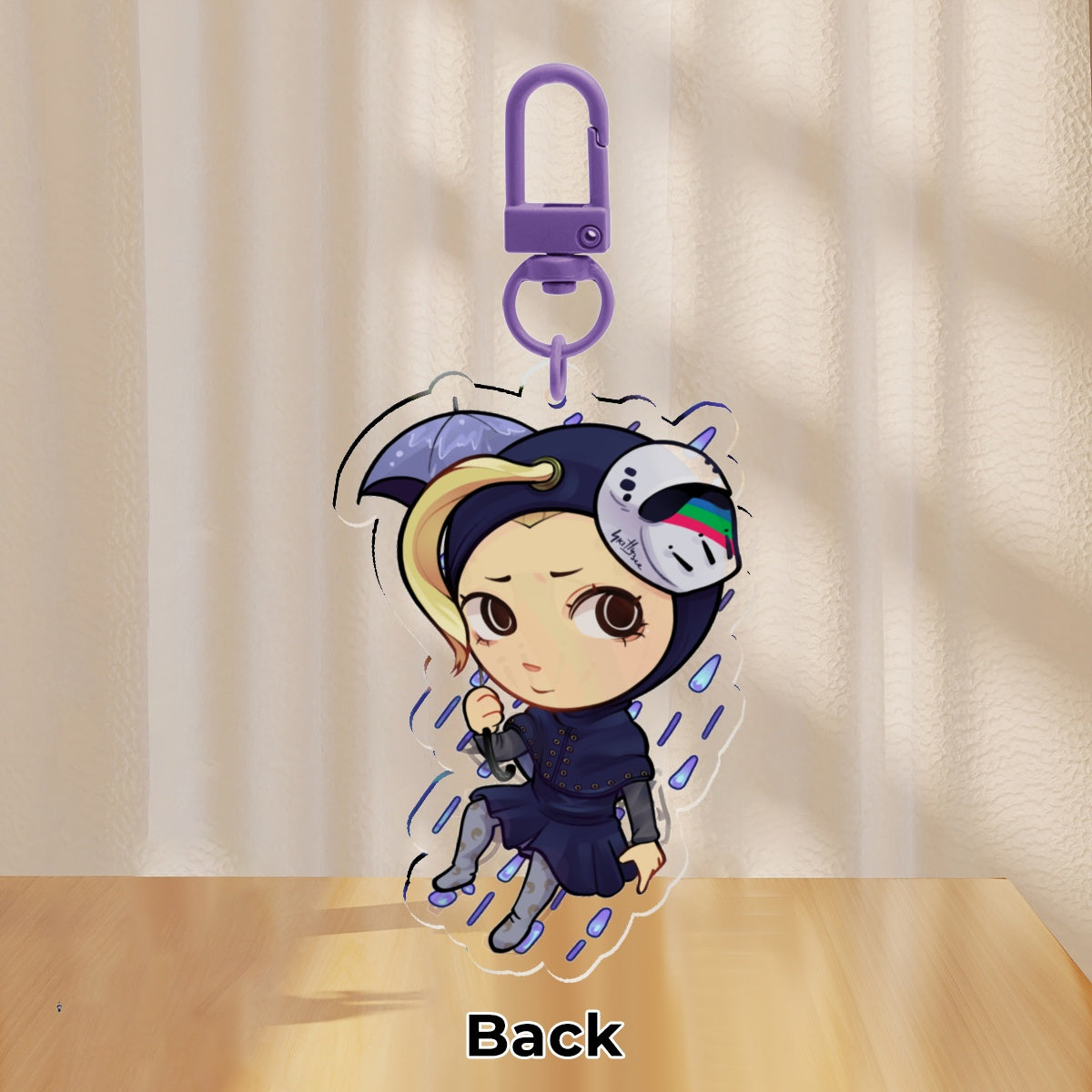 Blackmore Umbrella JJBA Clear Acrylic Keychain (44mm x 62mm)