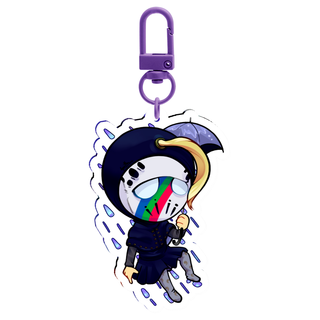 Blackmore Umbrella JJBA Clear Acrylic Keychain (44mm x 62mm)