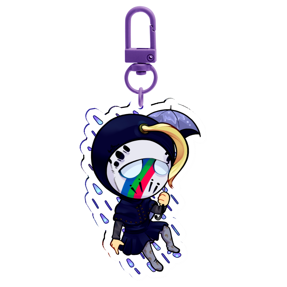 Blackmore Umbrella JJBA Clear Acrylic Keychain (44mm x 62mm)