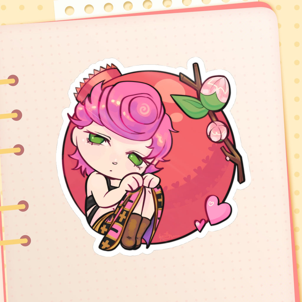 Trish Una Pomegranate JoJo’s Bizzare Adventure  Die Cut Stickers (75mm x 77mm)