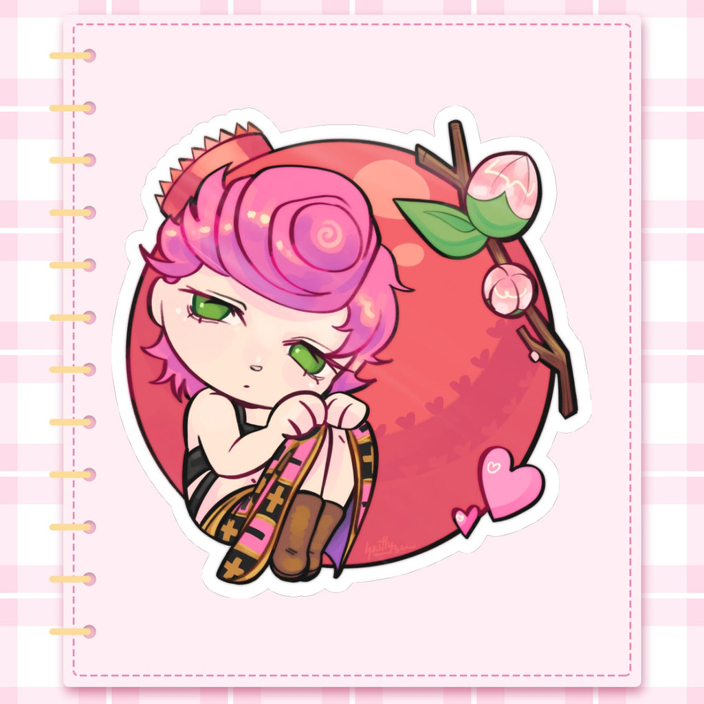 Trish Una Pomegranate JoJo’s Bizzare Adventure  Die Cut Stickers (75mm x 77mm)