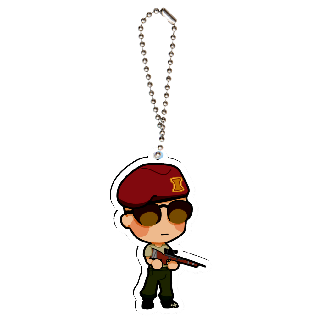 Craig Boone Fallout New Vegas Clear Acrylic Keychain (34mm x 61mm)
