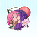 Diavolo Cherry JJBA Die Cut Stickers