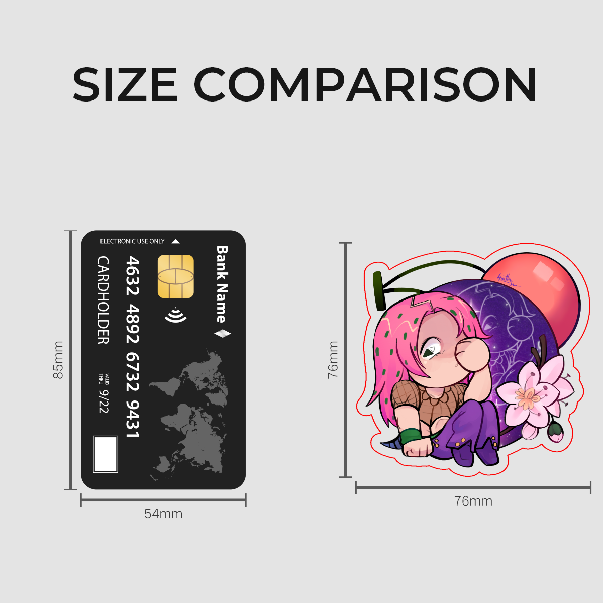 Diavolo Cherry JJBA Die Cut Stickers